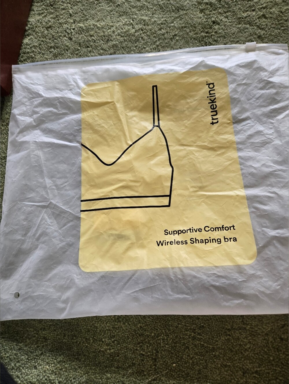 Shapermint: True&Kind Supportive Wireless Shaping Bra - Yellow Graphic Packaging